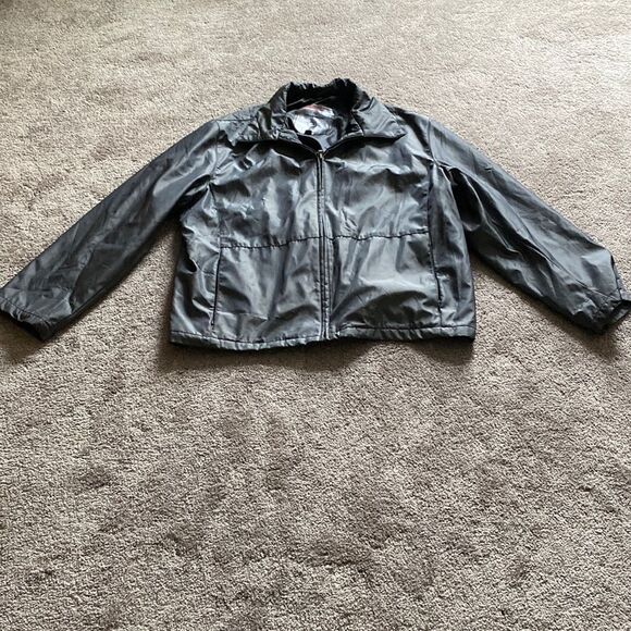 Guess Black Faux Leather Moto Jacket SIZE XL Men’s Coat - Picture 1 of 6